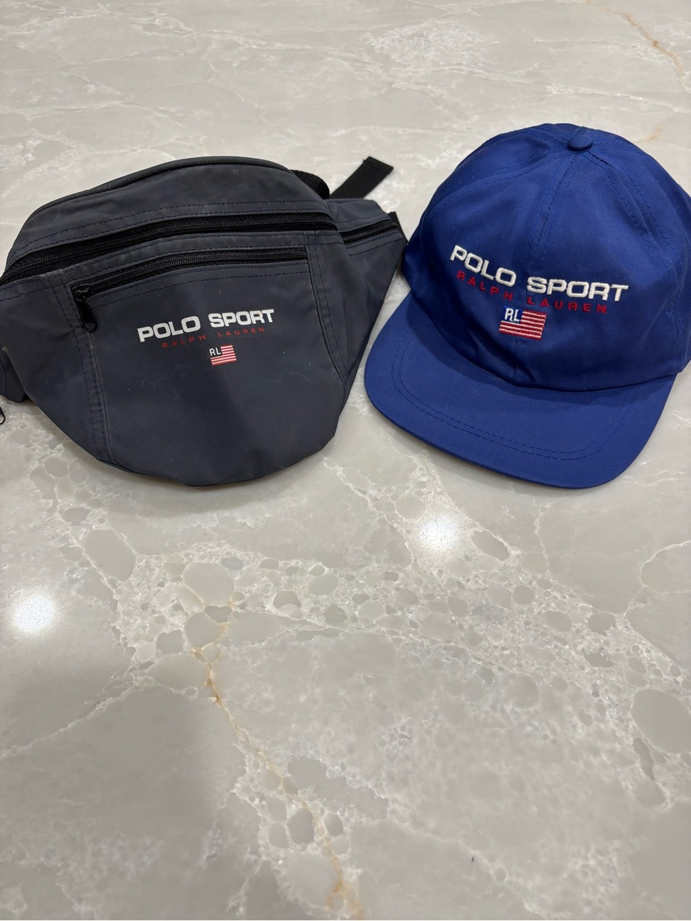 Polo Sport Ralph Lauren Bundle - Adjustable Waist Belt Bag & Cap
